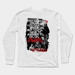 THE CLASH - VITNAGE TYPOGRAPHY Long Sleeve T-Shirt